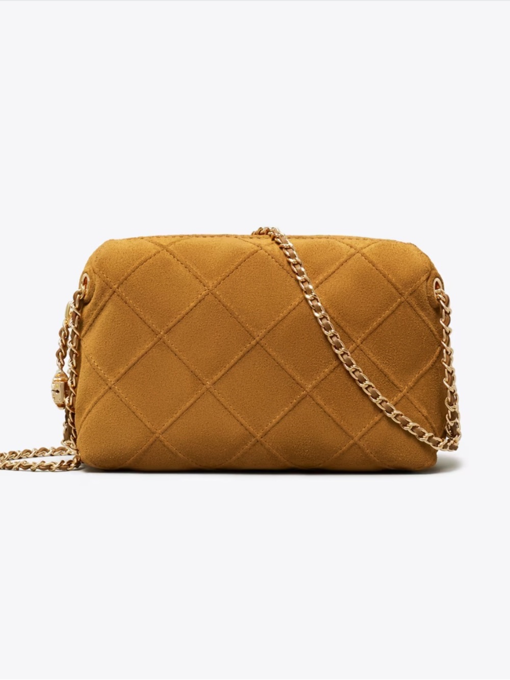 Tory Burch Fleming Suede Soft Crossbody Bag